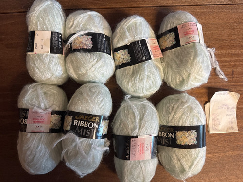 Jaeger ribbon mist yarn lot - jaeger,
