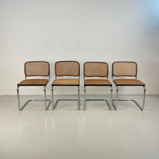SET OF 4 VINTAGE 1960s CESCA DINING CHAIRS ORIGINAL MARCEL BREUER GAVINA  #4544
