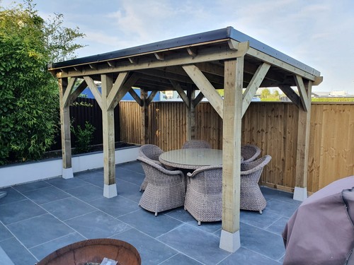 Bespoke pergola with - bespoke,