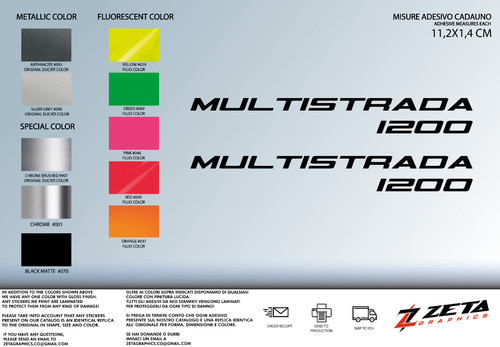 Stickers side fairing ducati - stickers,