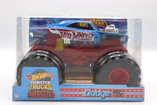 Hot Wheels Monster Trucks 1/24 Scale Dodge Charger R/T Boxed Diecast Model VGC