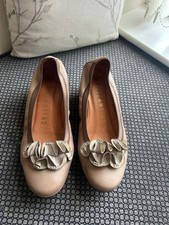 Hispanitas Taupe Leather Low