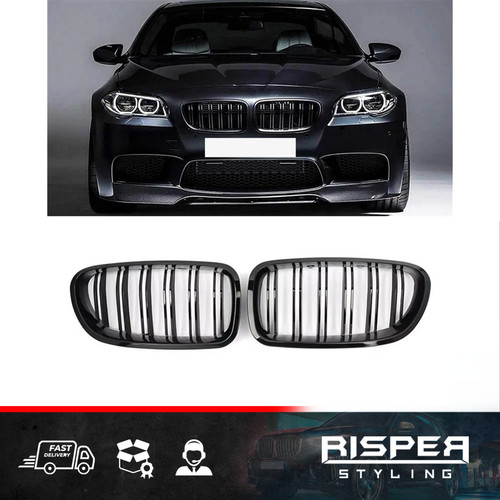 Dual slat front grill gloss - grill, in