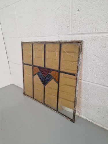 Vintage 1930 leaded stained - vintage,