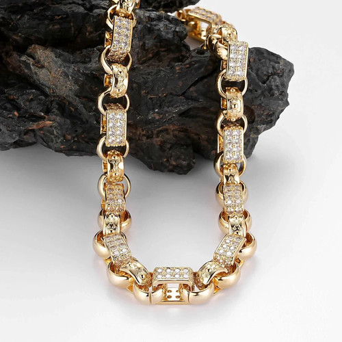 Men 9ct gold gypsy - 9ct,