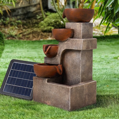 Outdoor solar power - power, fountain