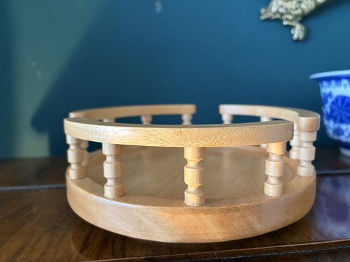 Vintage wooden rotating lazy - vintage,
