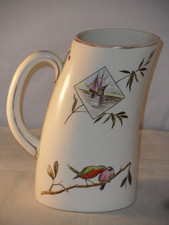 Bishop Stonier Oriental Ivory Conway Jug Aesthetic Movement? 6th Dec 1880? 19cms