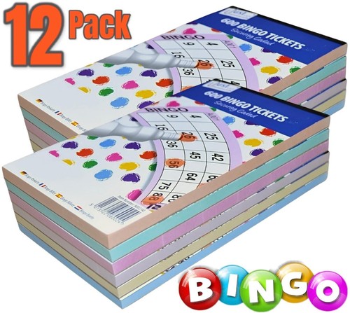 Jumbo bingo book pad 600 - bingo,