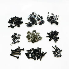 Motorcycle Bodywork Black Fairing Screws Bolt Nuts Kit For Harley Honda Kawaski