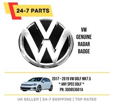 VOLKSWAGEN VW GOLF MK7.5 7.5 2017 - 2020 GENUINE FRONT RADAR BADGE 3G0853601A