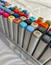 Copic CLASSIC Marker Set 71 colours, Classic Set A - Premium Artist Markers