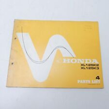 Honda XL 125 K 2 3 spare parts