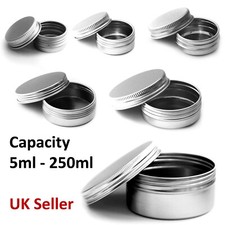 5ml-50ml Metal Storage Tin Jar