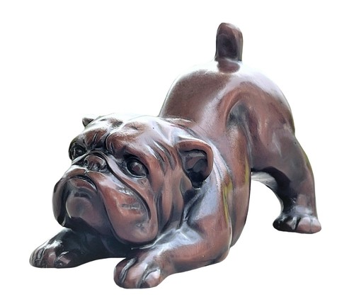 English bulldog figurine - bulldog,