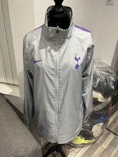 Tottenham Hotspur Spurs Nike Grey Jacket Anorak Coat Size L