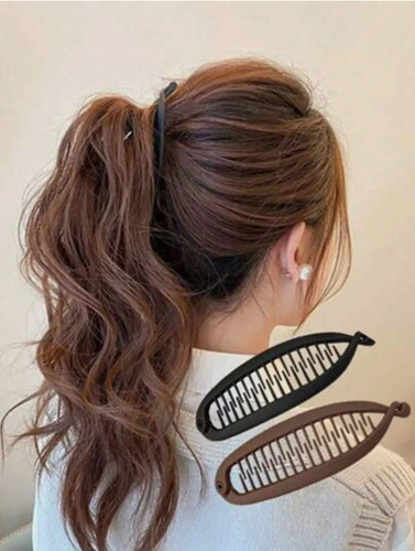 Long banana clips for thick - long,