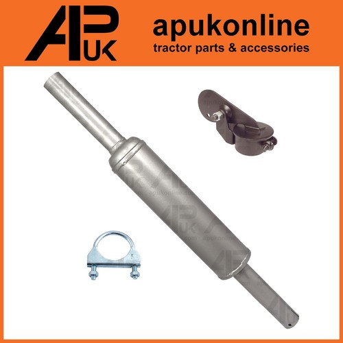 Silver exhaust silencer - silver, &