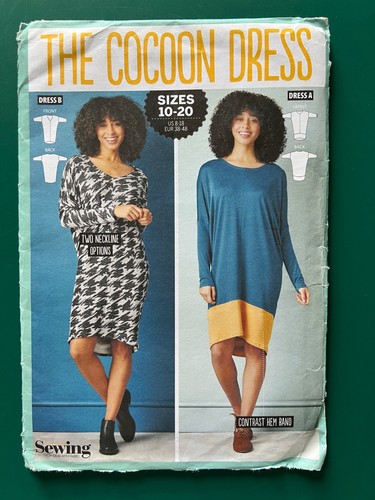 The cocoon dress pattern - the,