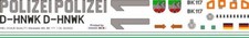 Decal 485 BK 117 Police NRW D-HNWK
