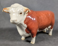 Beswick Hereford Bull Figure ~ CHAMPION OF CHAMPIONS ~ Ht 11.5cm ~ VGC