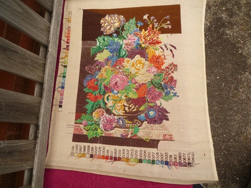 Colour printed tapestry canvas - colour,