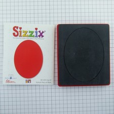 CLEARANCE Sizzix Original Red Die – Oval #1 Used Free P & P