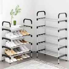 4-6 Tier Shoe Rack Stand Heavy Duty Sturdy Storage Self Organiser Up to 24 Pairs