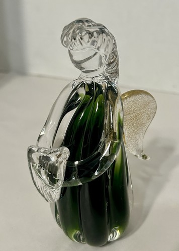 Murano glass green good - good, wings