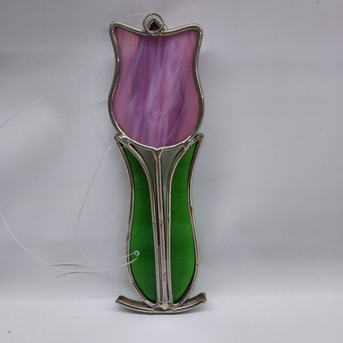 Handmade stained glass pink - handmade,