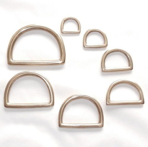 Solid brass rings loops - solid,