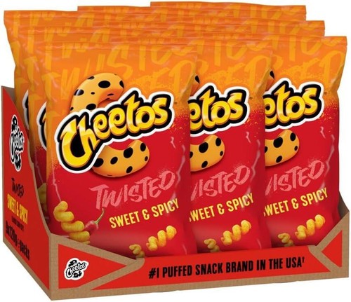 Cheetos twisted sweet - twisted, spicy
