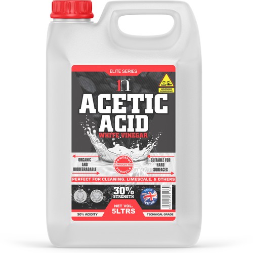 Acetic acid strong white - strong,