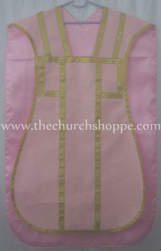 Rose roman chasuble - roman, fiddleback