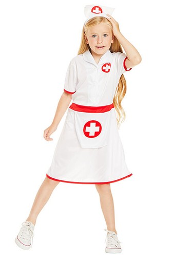 Girls nurse costume - girls,