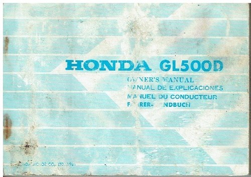 Honda gl500d silver - silver, wing