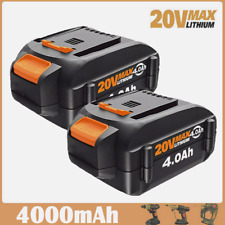 2X New 4.0Ah 20V For Worx WA3520 WA3578 Power Share Battery WA3525 WA3575 Li-Ion