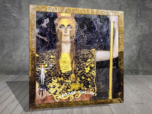 Gustav klimt minerva pallas - klimt, ,