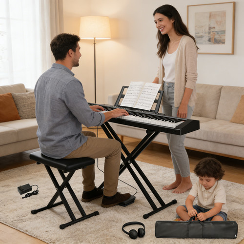 Glarry keys semi - 88, semi-weighted