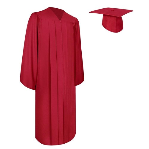 Endea graduation matte red - graduation,