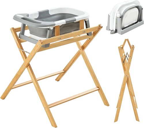 Foldable baby bath stand - baby,