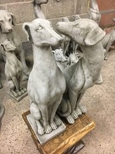 (NEW) Greyhound/Saluki Garden stone ornaments statue sculpture Whippet dogs ESTS