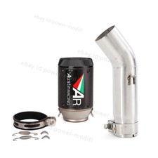 For Suzuki GSXR750 GSXR600 2011-2025 Carbon Exhaust Muffler Mid Pipe 51mm System