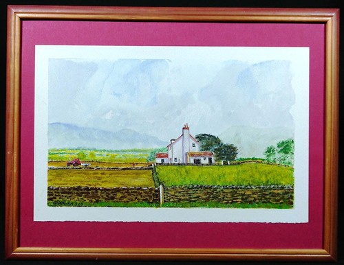 Original irish art watercolour - irish,