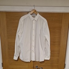 Burberry London White tailored Shirt Size 18/45  