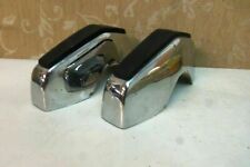 2 NOS GENUINE FORD VINTAGE CLASSIC CHROME BUMPER OVERRIDERS GUARDS