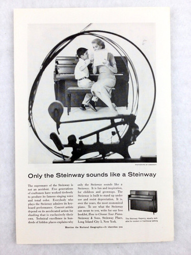 1958 steinway upright piano - 1958,