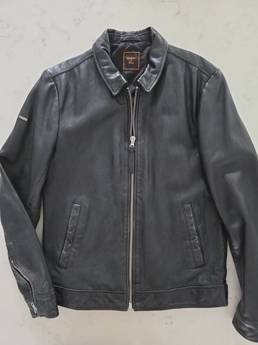 Superdry leather jacket - leather,