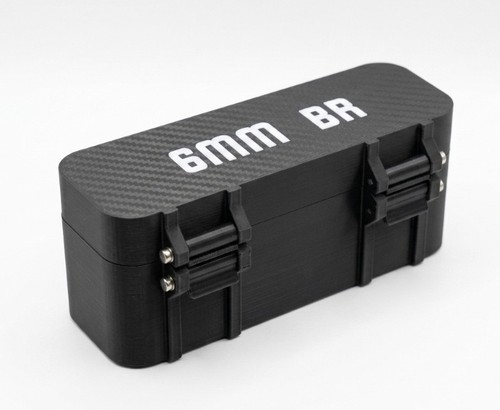 6mm round ammo box heavy - br,