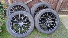 VW Transporter Alloy Wheels Wolfrace 20inch 5x120 Gloss Black VW T6 ET39
